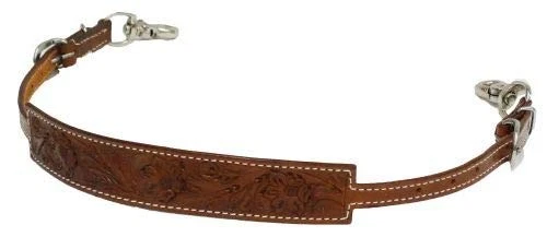 Showman Medium Oil Western Horse Floral Tooled Wither Strap for Breast Collar