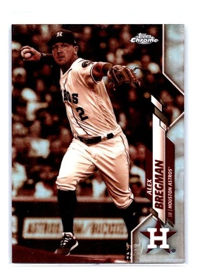 Alex Bregman 2020 Topps Chrome Sepia Refractor #102 Houston Astros - Image 1 of 2