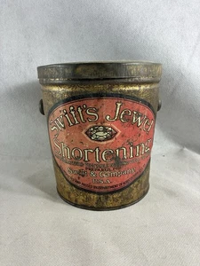 Antike Swift's Jewel Verkürzungsdose, 4 Pfund - Bild 1 von 7