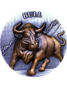 BULL Good Luck 2 Oz Silver Coin 2 Guards Truth Guard 2025 - Picture 1 of 3