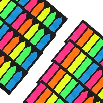 "1600Pcs Sticky Tabs – Morandi Page Markers, Arrow Index Tabs for Notes & Books" - Image 1 of 4