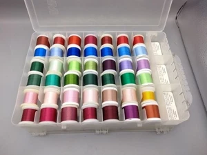 80 Spools Madeira Rayon Embroidery Thread Set with Case Tacklebox style - Picture 1 of 8
