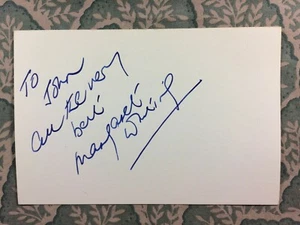 Margaret Whiting - The Password Is Courage - Play for Today - Autographed 1965 - Picture 1 of 2