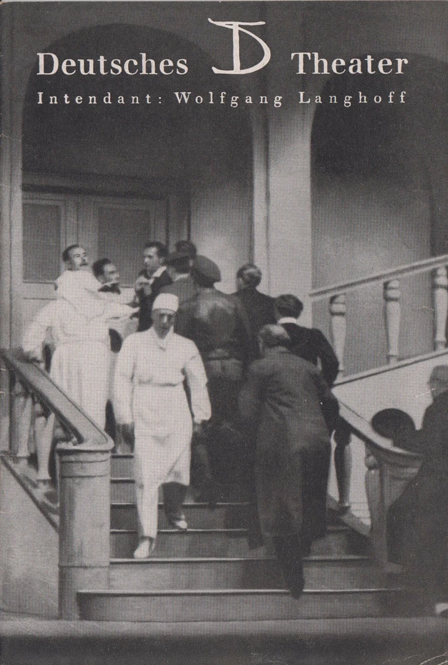 Theaterprogramm, Deutsches Theater Berlin, Der Chirurg, 1951/52 - Bild 1 von 1
