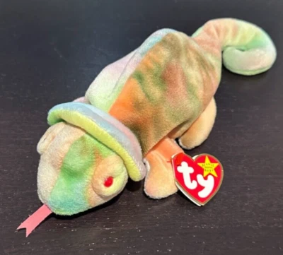 TY Beanie Baby - RAINBOW . DOB: 10-14-1997 - Image 1 of 2