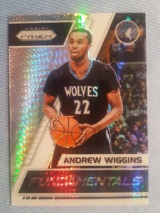 2017-18 Panini Prizm Fundamentals Silver Prizms Hyper Andrew Wiggins #43 ๐ฅ๐ - Picture 1 of 2