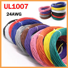 UL1007 Flexible Electronic Wire 24AWG PVC Stranded Tinned Copper Cable Wire