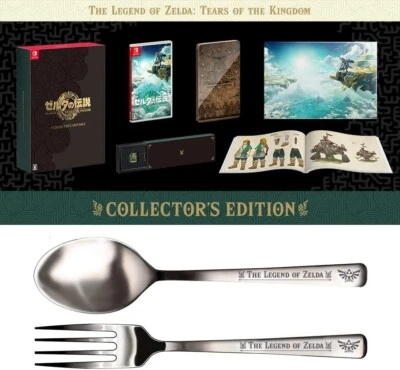 The Legend of Zelda Tears of the Kingdom Japan Collectors Edition + Cutlery Set - Image 1 of 4