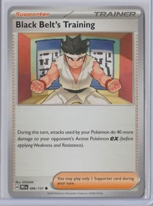 Pokémon 2025 PRISMATIC EVOLUTIONS BLACK BELT'S TRAINING 96/131 MINT Never Played - Picture 1 of 1