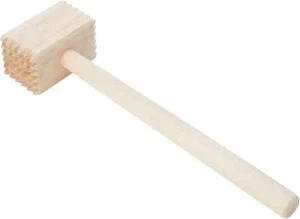 Beech Meat Tenderizer Hammer Wooden Steak Double Headed Mallet Non-toxic - Picture 1 of 1