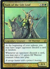 Magic Mtg FOIL Lorwyn Nath of the Gilt-Leaf   Lightly Played