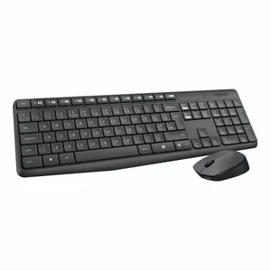 Logitech MK235 Wireless Keyboard und Mouse USB-Empfänger Tastatur- Maus- Set - Bild 1 von 1