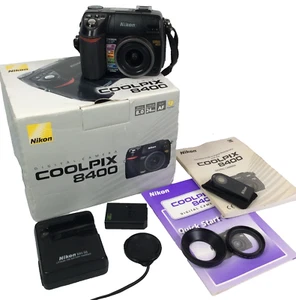 Cámara digital Nikon COOLPIX 8400 8,0 MP - negra - totalmente funcional - en caja - Imagen 1 de 24
