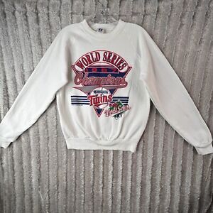 vintage 80s Minnesota Twins pullover sweatshirt small World Series champions