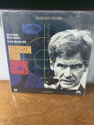 Harrison Ford Patriot Games Movie LD Laser Disc 1992 Thriller Widescreen Edition - Image 1 of 2