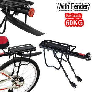 Adjustable Bike Cargo Rack With Fender Broad Cycling Pannier Bicycle Carrier 