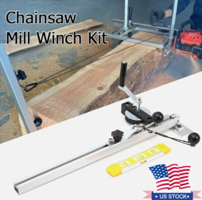 Chainsaw Mill Winch Kit With Winch And Lever Arm Anchor System Increased - Image 1 of 4