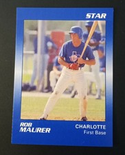1989 Star Co. Charlotte Rangers Rob Maurer #15