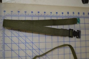 *military strap tie down cinch 24" long cotton duck webbing metal tip - Picture 1 of 2