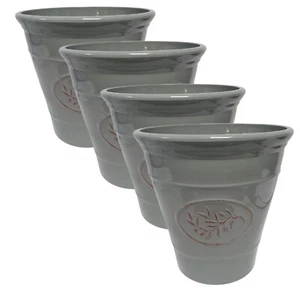Maceta Moderna Gris Oliva 23cm 6L Capacidad Ligera y Duradera - Imagen 1 de 17