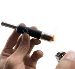 Metal Dry Herb Pipe Adjustable 5-Gear Glass Tube Smoking Pipe Reusable Tool - Picture 1 of 5
