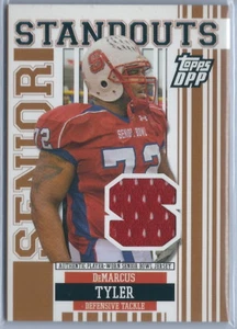 2007 Topps DPP Football Senior Standouts DeMarcus Tyler NC State Jersey RC - Picture 1 of 2
