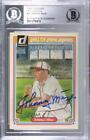 1983 Donruss Hall of Fame Heroes Johnny Mize #10 BAS Authentic Auto HOF