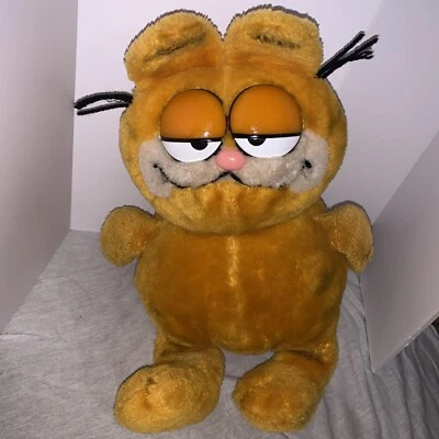 "Juguete de peluche Garfield Sitting Dakin 16"" vintage 1981 años 80" Foto 1 de 3