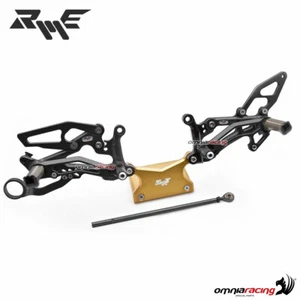 Estriberas traseros EVO Robby Moto ergal negro para Kawasaki ZX10R 2016> - Imagen 1 de 5