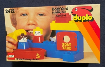 LEGO Duplo Vintage Boat Yard Building Set 2412 - NIB - Image 1 of 4