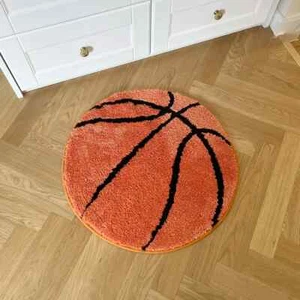 Basketball  - Non-slip Floor Mats  - Fluffy Runner Rug for all Rooms - Picture 1 of 10