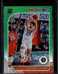 2019-20 NBA Hoops Premium Stock Green Prizm #208 - Cameron Johnson Rookie - Picture 1 of 2