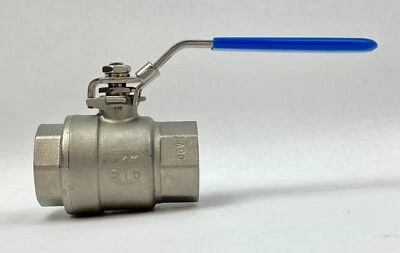 Genebre Ball Valve Silver NPT Thread Full Bore 1 inch 2012N 06 - Image 1 of 4