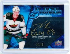 2017-18 Upper Deck UD Ice JOEL ERIKSSON EK Inscription Autographs AUTO 4/75