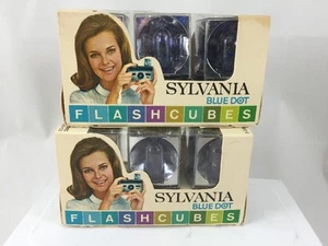 Cubos flash de punto azul Sylvania vintage  - Imagen 1 de 1