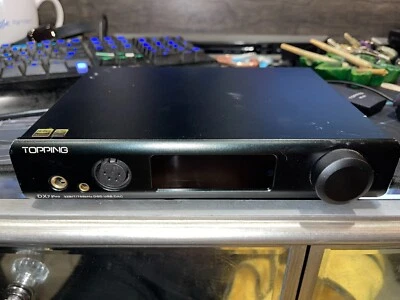 TOPPING DX7 Pro Hi-Res Headphone DAC AMP Used XLR, USB, Optical, Bluetooth Audio - Image 1 of 4