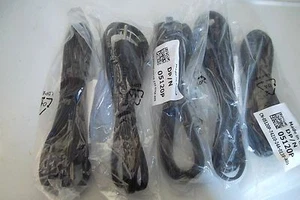 LOT 10 Dell OEM Desktop Computer Power Cord 125V Black C13 6FT 3-Prong 5120P NEW - Picture 1 of 8