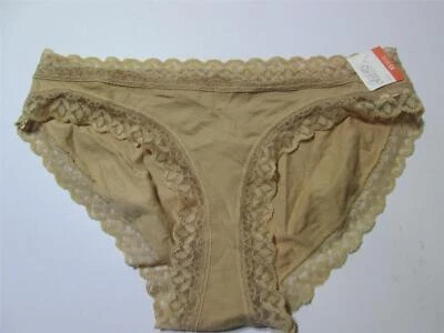 Nuevo con etiquetas Gilligan OMalley Mujer Talla XS Panty Beige Bikini Encaje Elastizado Mezcla de Algodón Foto 1 de 4