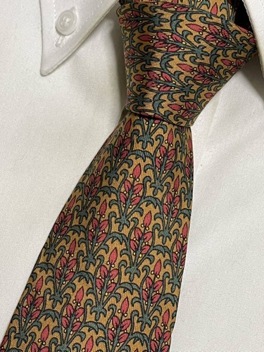 HERMÈS Cravatta uomo HERMES Francia vera seta cravatta abito classico lusso multicolore W800