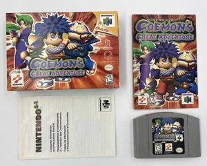 Goemon's Great Adventure for Nintendo 64 N64 CIB Konami Box Manual Game Goemon - Picture 1 of 12