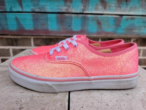 Vans Off The Wall scarpa sneaker bambina rosa stringata punta tonda bassa 6M