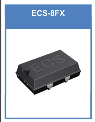 100 PCS 20mhz OSCILLATOR SMD 4 LEAD 3.3V ECS-8FA3X-200-TR XC1648CT-ND - Image 1 of 2