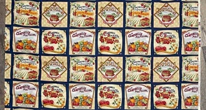 Vintage 2001 Campbell Soup Labels Concord Fabrics Cotton Fabric Panel 24" x 44" - Picture 1 of 2