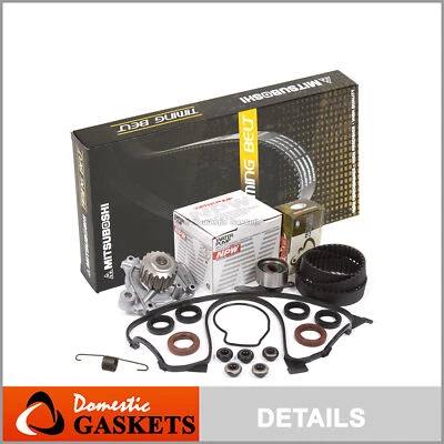 Kit de correa de distribución bomba de agua válvula cubierta apto 92-95 Honda Civic Del Sol 1.6L D16Z6 Foto 1 de 4