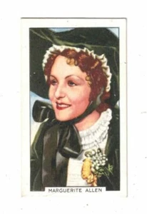 Gallaher Cigarette Card Portraits of Famous Stars 1935 No. 25 - Marguerite Allen - Bild 1 von 2