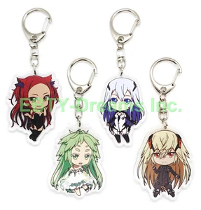 Set of 4 Beatless Anime Acrylic Keychain Lacia, Kouka, Methode, Snowdrop  - Picture 1 of 2