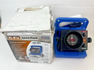 Vexilar FL-8SE GP0819 Genz Pack Ice Fishing Sonar Depthfinder Blue - Picture 1 of 12