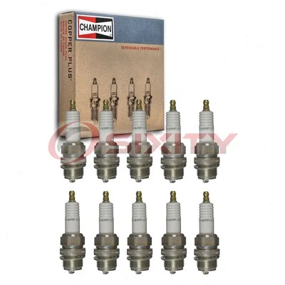 10 pc Champion Industrial 561 Spark Plugs for W16Y C77 137BSP Ignition Wire yt - Image 1 of 4