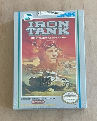 New Factory Sealed Nintendo NES Video Game IRON TANK INVASION OF NORMANDY (1988) - Image 1 of 4