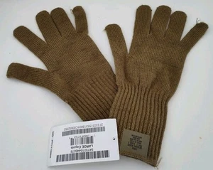 Neu USMC Military Issue COLD WEATHER GLOVE INSERT, Light Weight Unisex, Coyote L - Bild 1 von 4